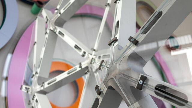 Modell eines Fassadenprototypen