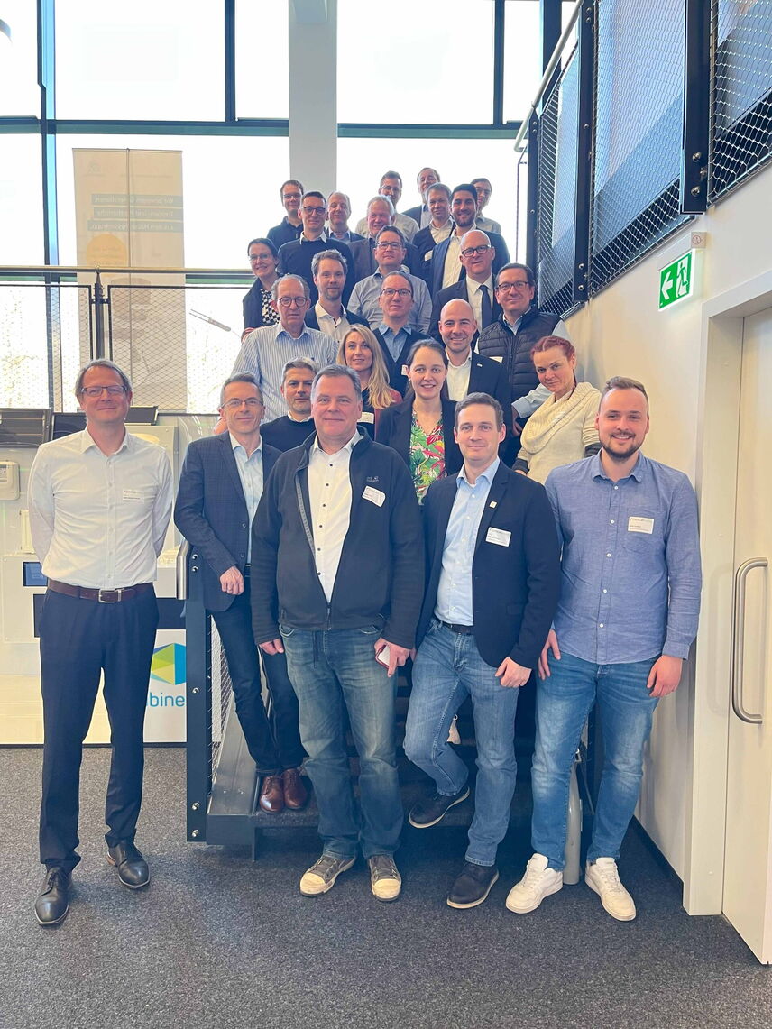 Foto mit Gästen der Veranstaltung