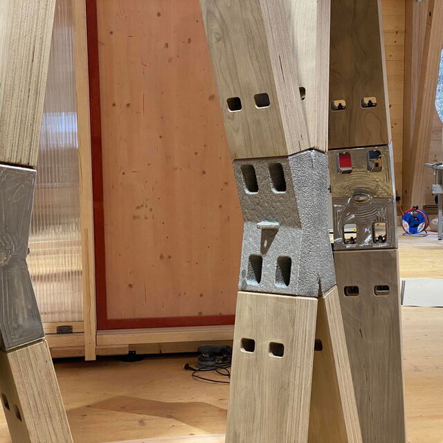 Detailfoto vom Knotenelement