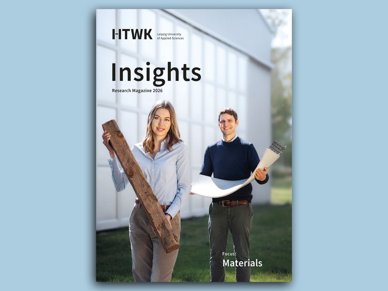 Jetzt erschienen: Die Insights 2026 - die englische Übersetzung des Forschungsmagazins Einblicke (Foto: HTWK Leipzig)