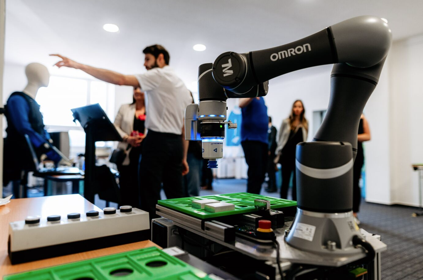 Roboterarm in Bewegung