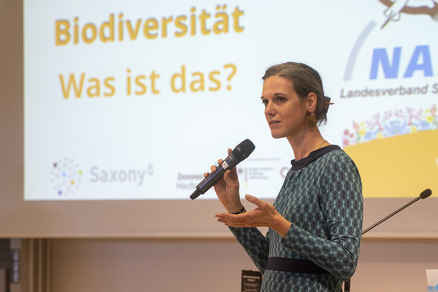 Biodiversitätstag durch Dr. Maria Vlaic (NABU Sachsen)