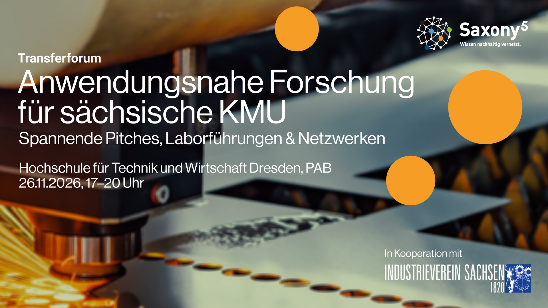 Ankündigungsbild für das Transferforum am 26.11. von 17 bis 20 Uhr