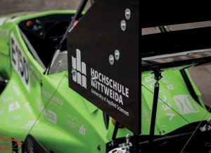 Formula-Student Fahrzeug 2019 der Hochschule Mittweida, Anwendung von CFK- Verbindungen am Heckspoiler